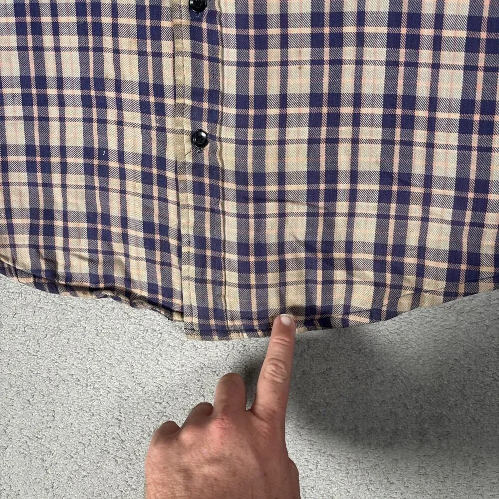 Vintage Sears The Men’s Store Shacket Men’s Size L Lined Insulated Plaid‎